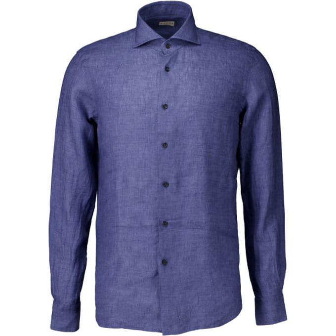 Xacus  Lange Mouw Overhemden Donkerblauw 721ml/11297