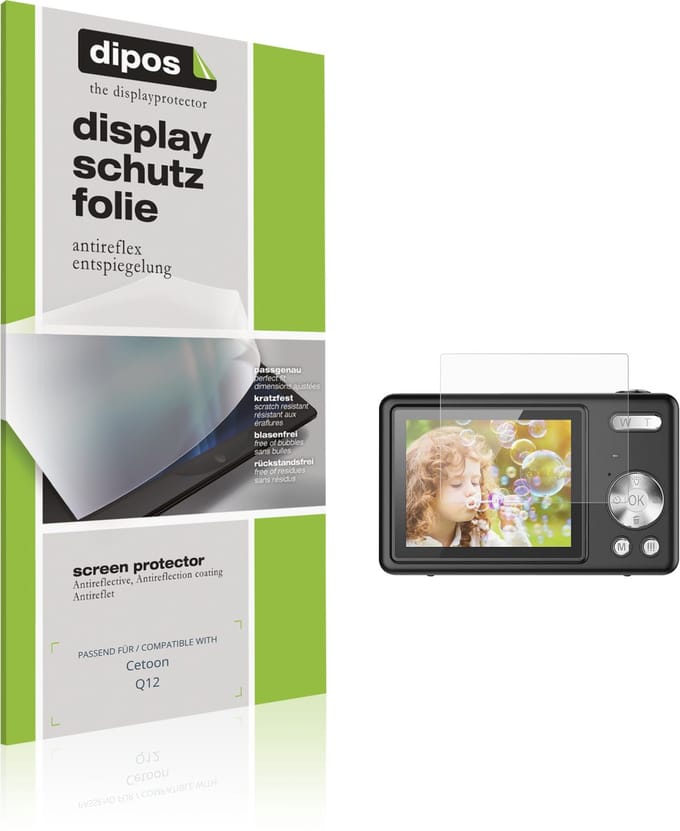 dipos – 4x Matte Beschermfolie geschikt voor Cetoon Q12 | Krasbestendige & antireflecterende Screenprotector Ultra-Thin