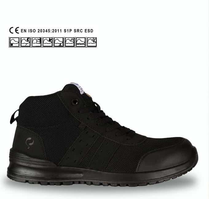 Quick Sprint Dark High QS0562 S1P - Zwart - 37