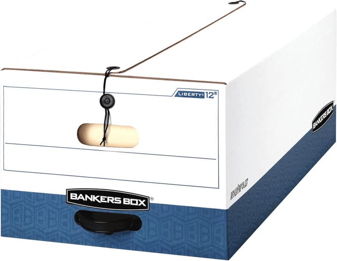 Hevige opbergdozen 4-pack met FastFold en koordsluiting