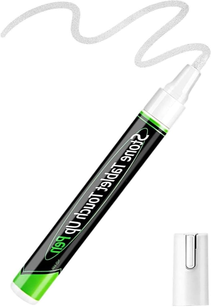 Lakstift Metaal Steen - Restauratie Marker - Inscripties Herstellen - Weerbestendige Formule - 3 mm Punt - Wit