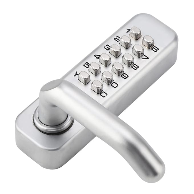 1 - 11 Cijferige Code Combinatie Nokdeur Zinklegering Handig Wachtwoord Beveiliging Codedeur white