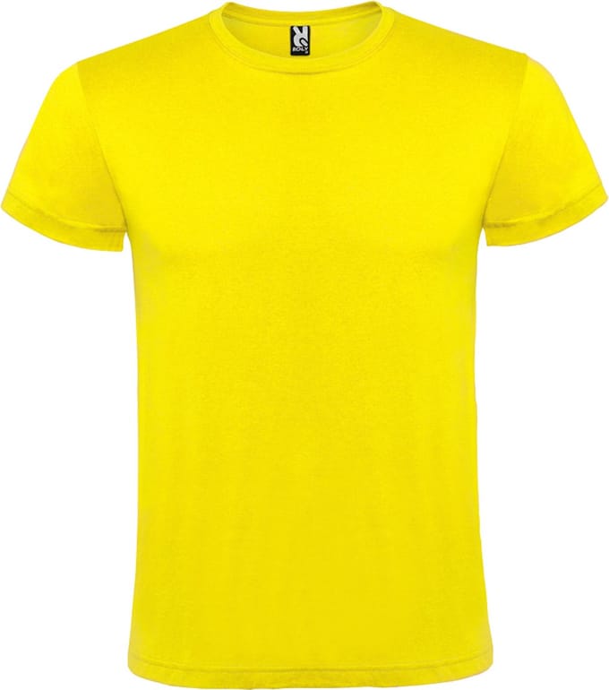 Geel 5 pack t-shirts Merk Roly Atomic 150 maat S