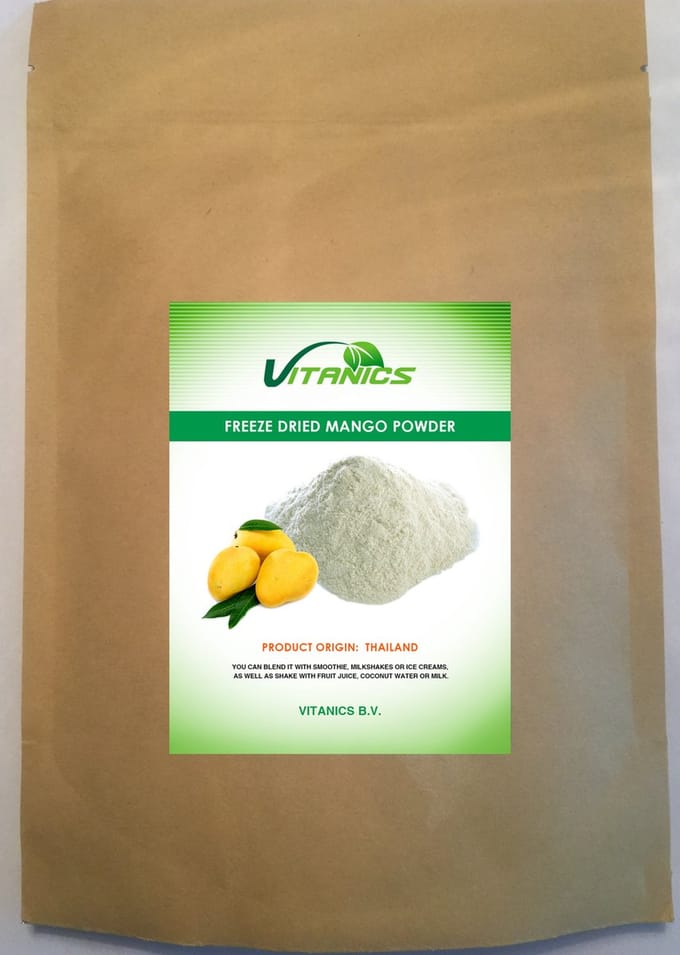 Gevriesdroogd Mango Poeder (Freeze Dried Mango Powder) 500g