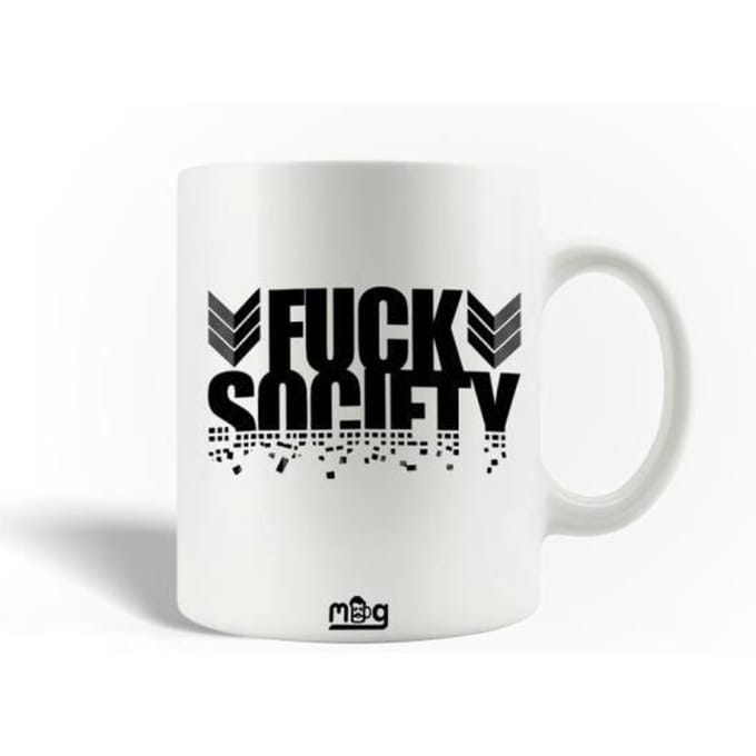 Mug - Mr Robot - Noir - Céramique - 30cl - Compatible lave-vaisselle