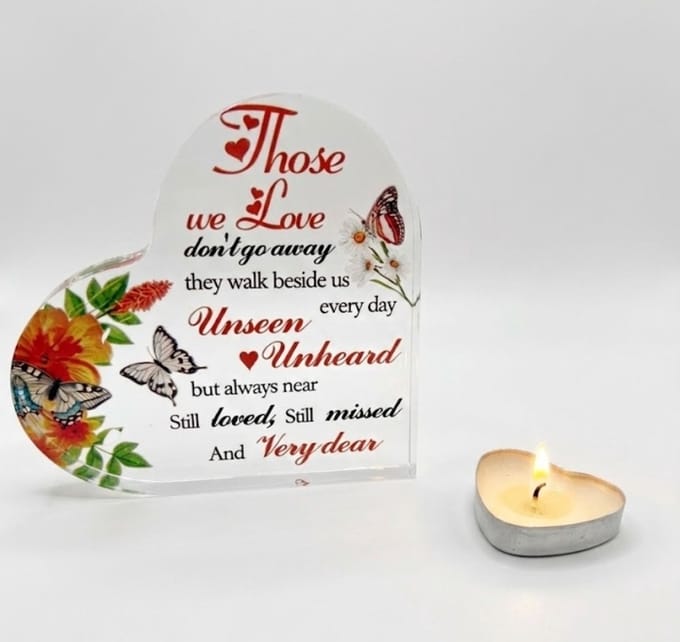 Geschenk - Whisper I Love You - Heaven - Troost - Vlinders - Liefde - Kado - Herdenking - Overleden