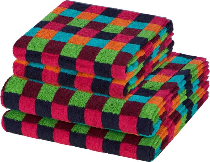Cawö Sonstiges 2 X handdoek 2 X douchehanddoek - in set 4 pack Lifestyle
