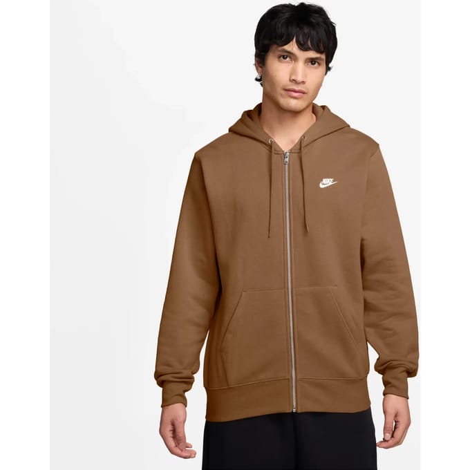 Hooded sweatshirt met rits Nike Club
