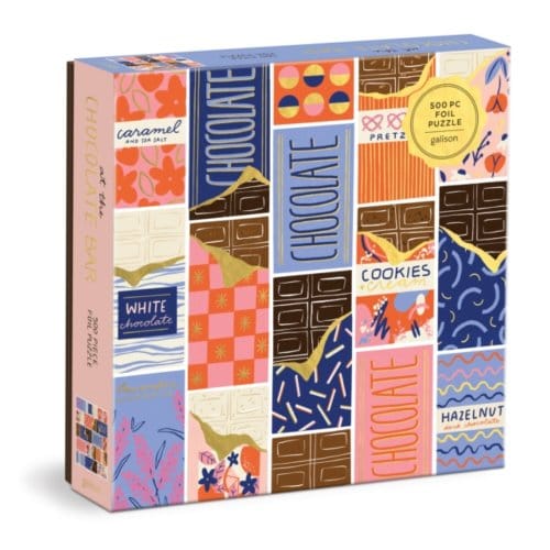 At The Chocolate Bar 500 Piece Foil Puzzle - Galison