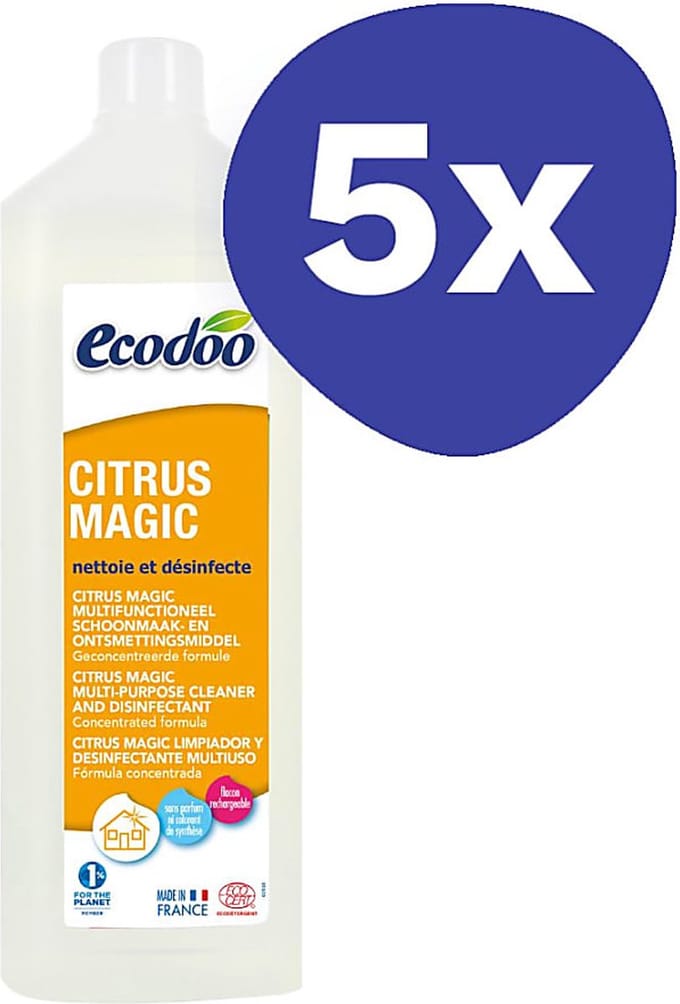 Ecodoo Citrus Magic Spray (5x 1L)