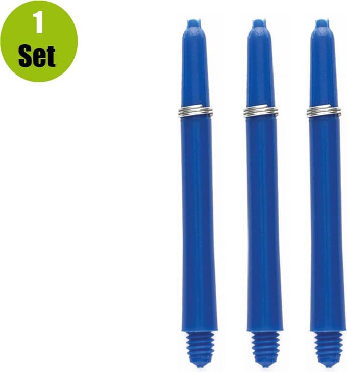 Winmau Dart Shafts Nylon - Blauw - Medium - (1 Set)