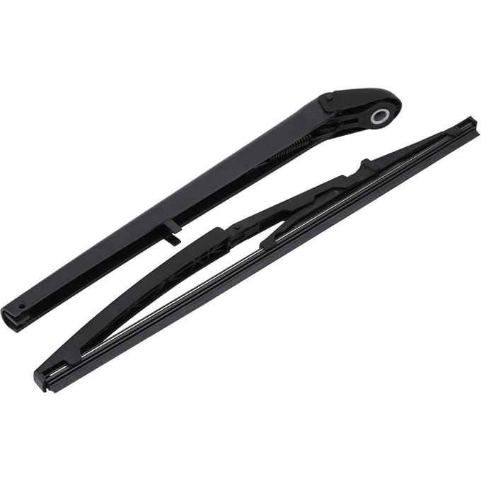 Ensemble Bras et Balai d'Essuie-Glace Arrière pour Fiat Panda ActiveDynamicEleganza 0412 black