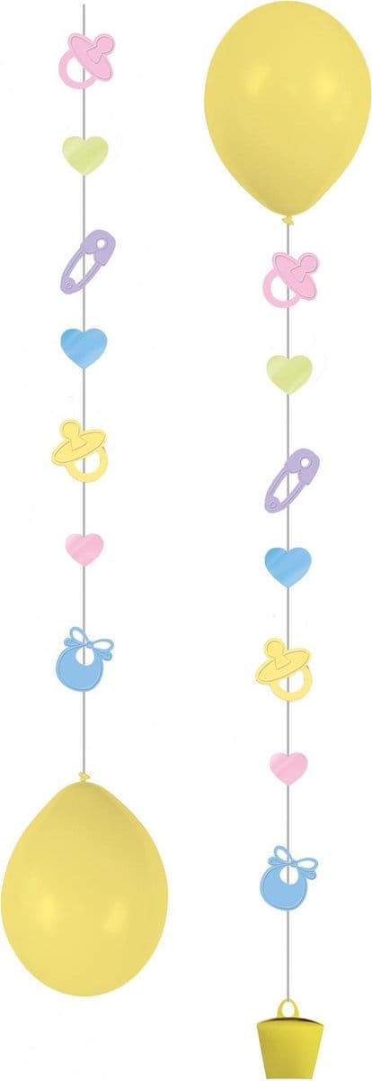 Amscan Ballonslingers Baby 100 Cm Papier 3 Stuks