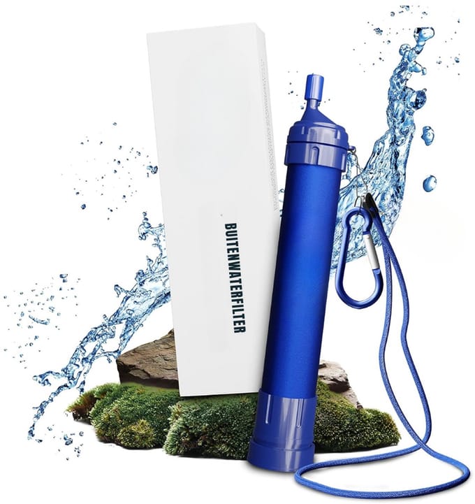 SCH® Waterfilter noodpakket - Waterfilter - Blauw - 19cm x 3cm x 3cm