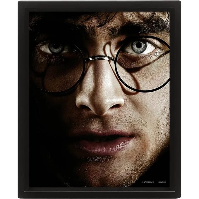Pyramid - Wall Art - Harry Potter vs Voldemort 3D Framed 20x - Afbeelding