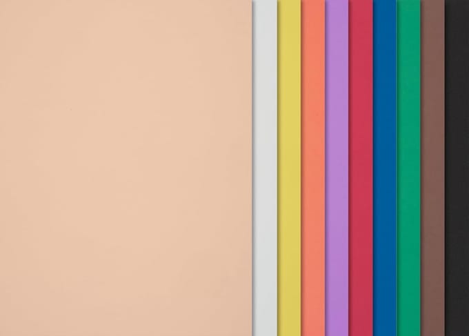 Assortiment Schuimrubber Platen 10 Stuks 40x30cm 1mm Dik Knutselmateriaal