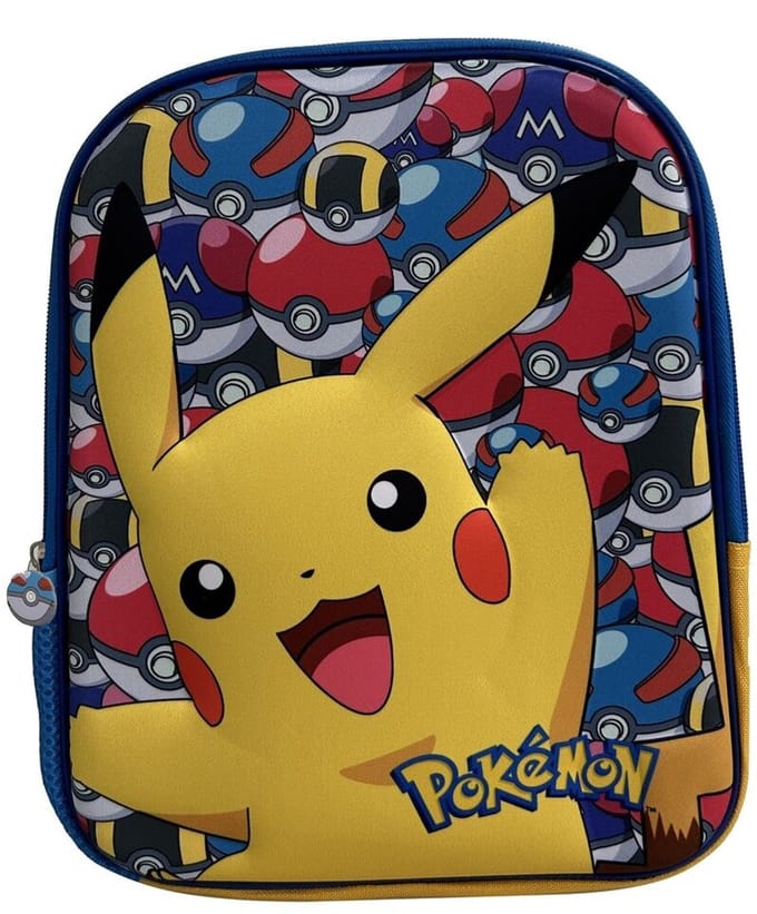 Pokémon Classic 3D Rugzak – 29 cm – Klein – Pikachu Kinder Rugzak