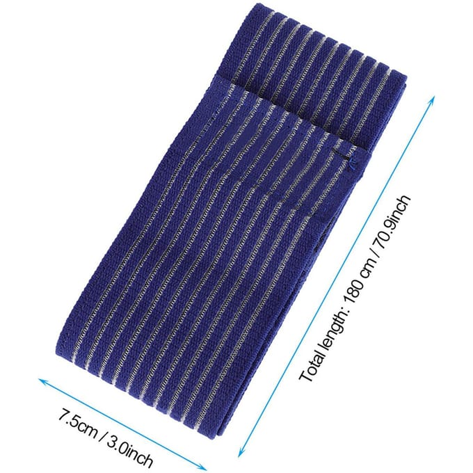 Verstelbare Armpad Beschermer Hoge Elasticiteit Pols   Knie   Dij Ondersteunende Brace Bondage Wrap blauw