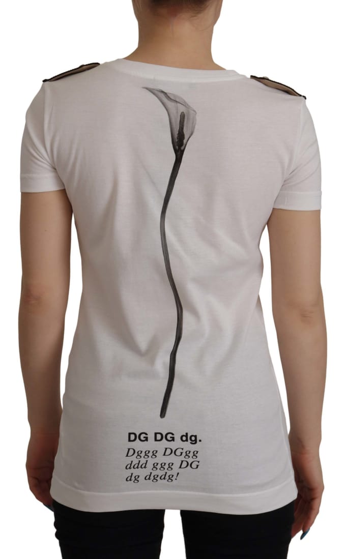 Dolce Gabbana Tsh7843 Flower Graphic T-shirt