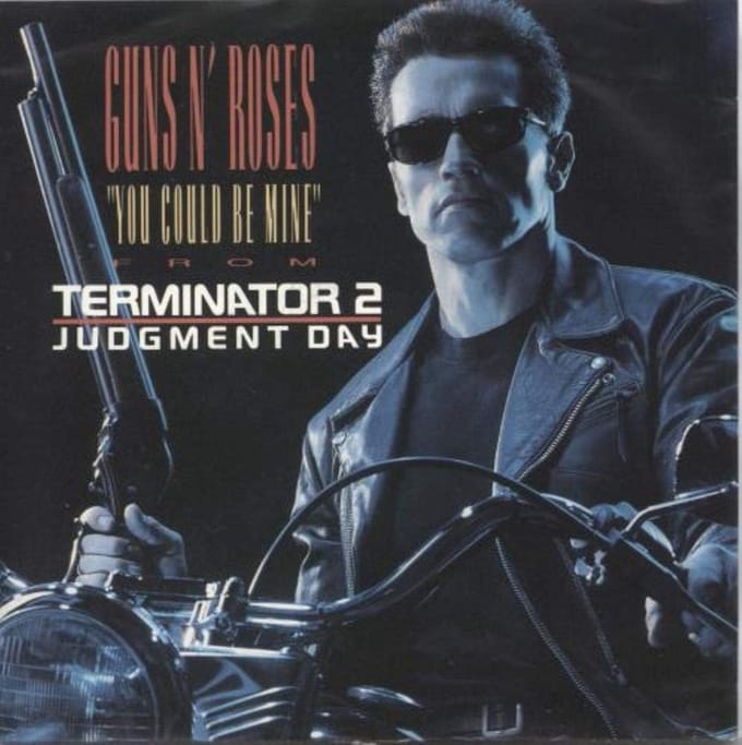 Vinyl Single Cover You Could Be Mine Civil War Terminator 2
