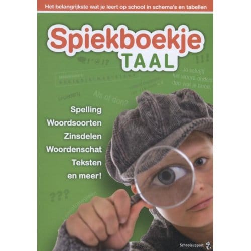Spiekboekje Taal - Spiekboekjes - Gerard van de Garde