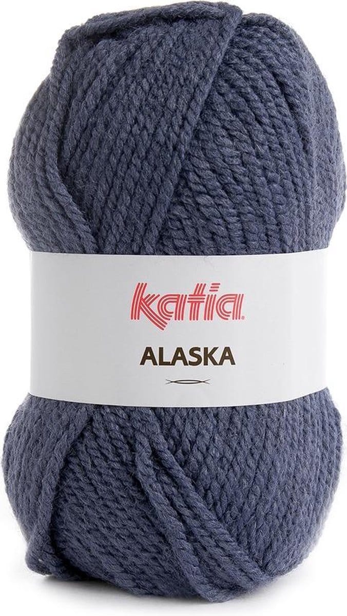 Katia Alaska - 26 jeansblauw - Acryl Garen
