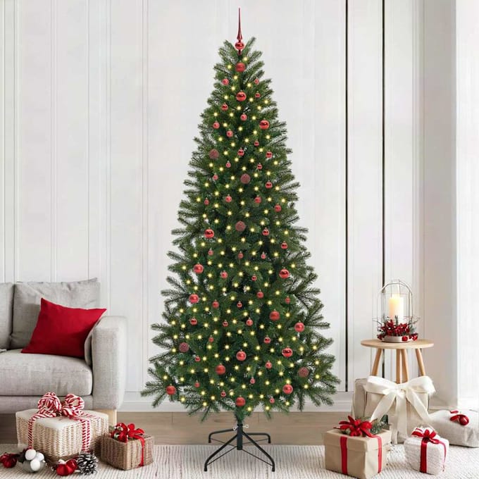 vidaXL - Kunstkerstboom - Groen - 240 - cm - PE - en - PVC