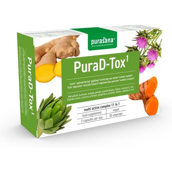 Purasana Purad-tox 30 Vegetarische capsules