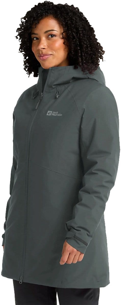 Jack Wolfskin Heidelstein Insulated Slate Green Winterjas Dames