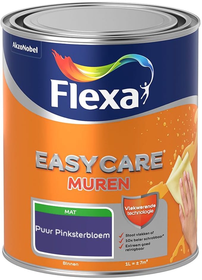 Flexa - Easycare Muren - Puur Pinksterbloem - Mengverf - 1 L