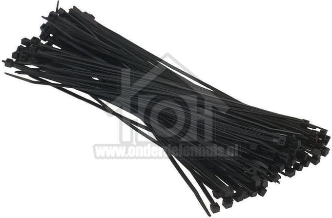 Universeel Bundelbandjes 200x3.6 mm zwart Tie-wrap 006662