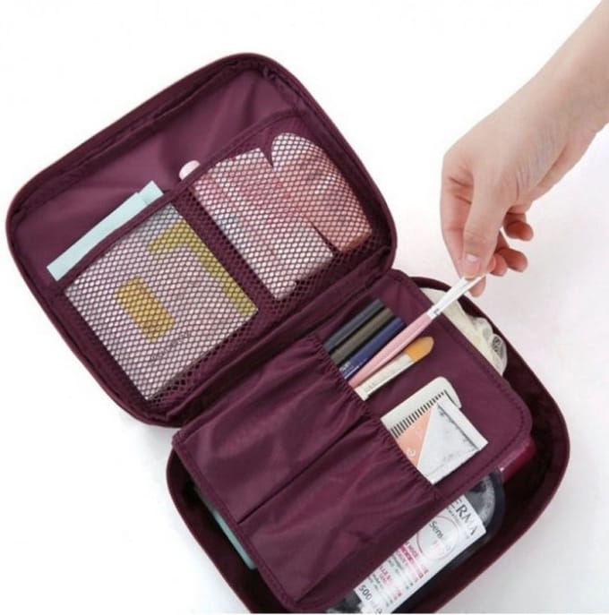 Travel Toilettas/Cosmeticatas - Unisex - Zwart