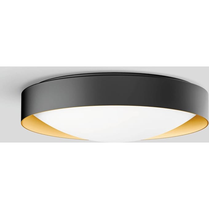 Bega Studio Line plafondlamp Ø36cm zwart/messing