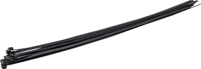 Tie wraps / kabelbinders 430 x 4.8 - 100 stuks zwart - TOPGEAR