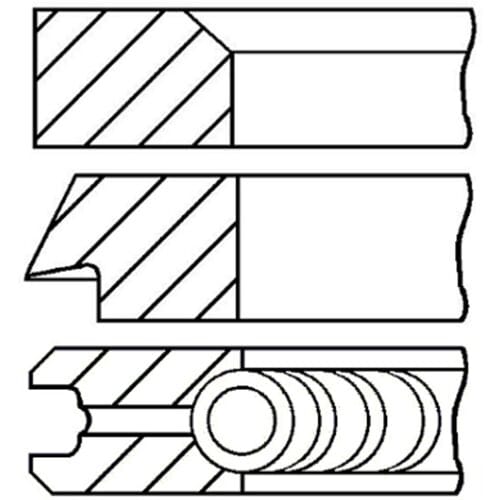 Goetze Engine Zuigerveren set GOETZE 08-132907-00