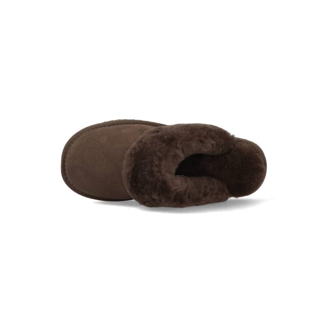 Warmbat Flurry Suede Dames Sloffen - Grijs