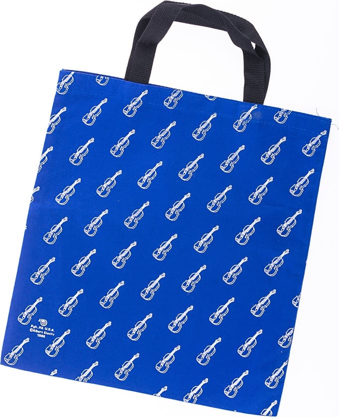 Boodschappentas Viool, blauw