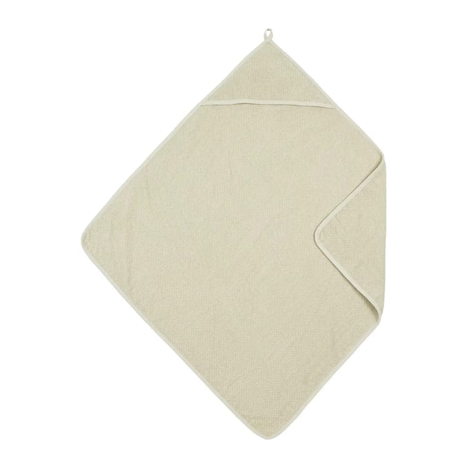 Meyco Baby Popcorn badcape - soft sand - 75x75cm