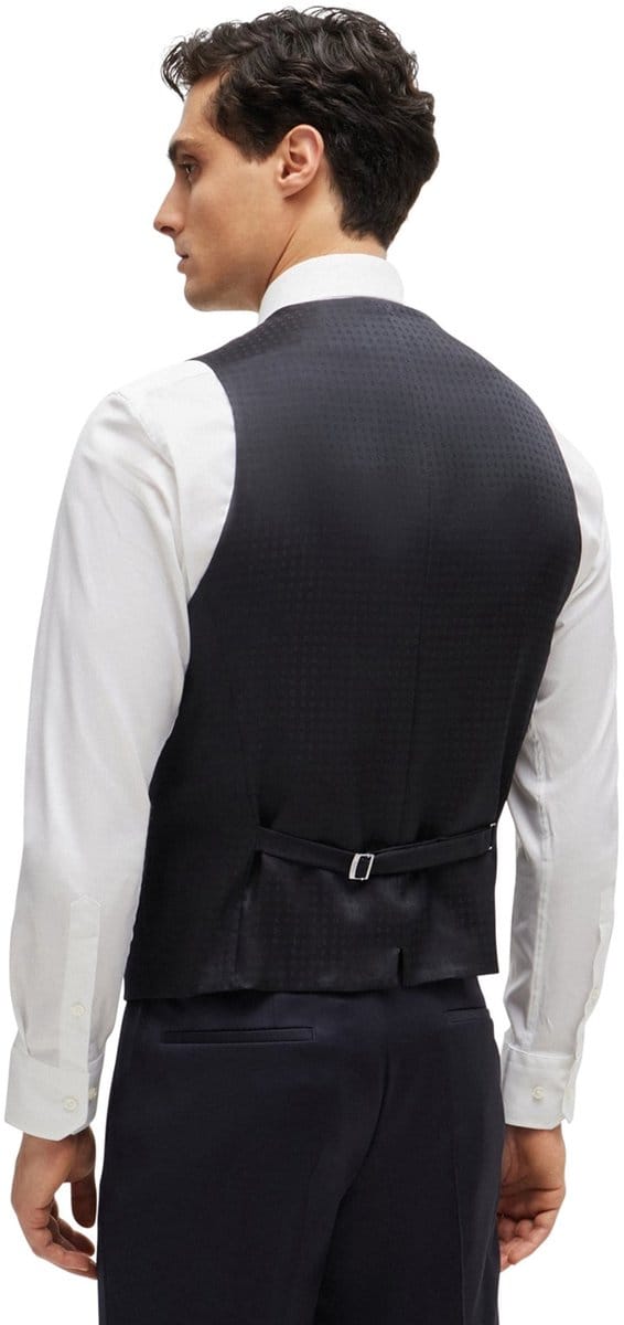 Hugo Boss gilet donkerblauw