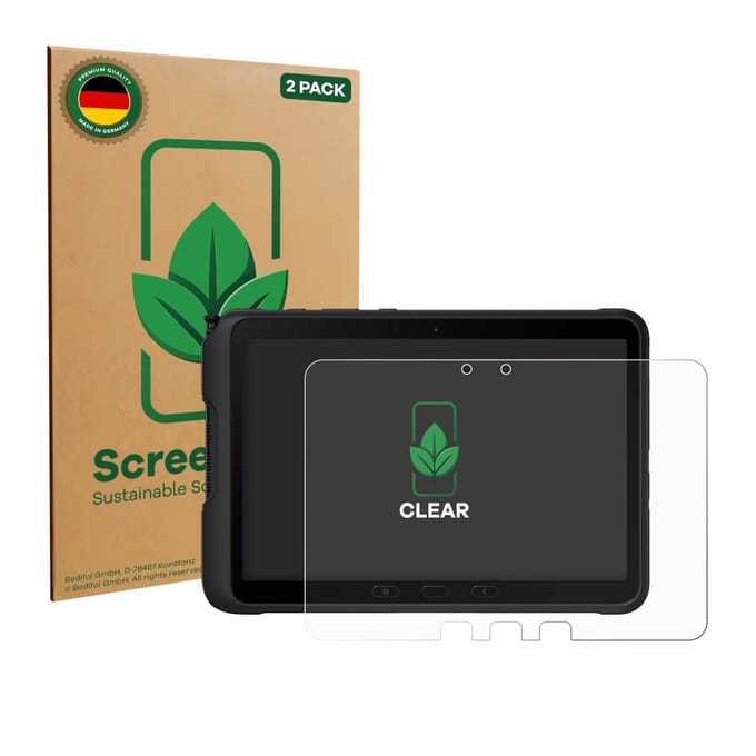 2 Stuks Screenprotector voor Samsung Galaxy Tab Active 4 Pro - Hoogwaardige Beschermfolie transparant