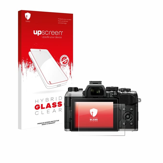 upscreen - Screenprotector voor Olympus OM System OM-5 Mark II - Folie Beschermfolie Beschermglas transparant