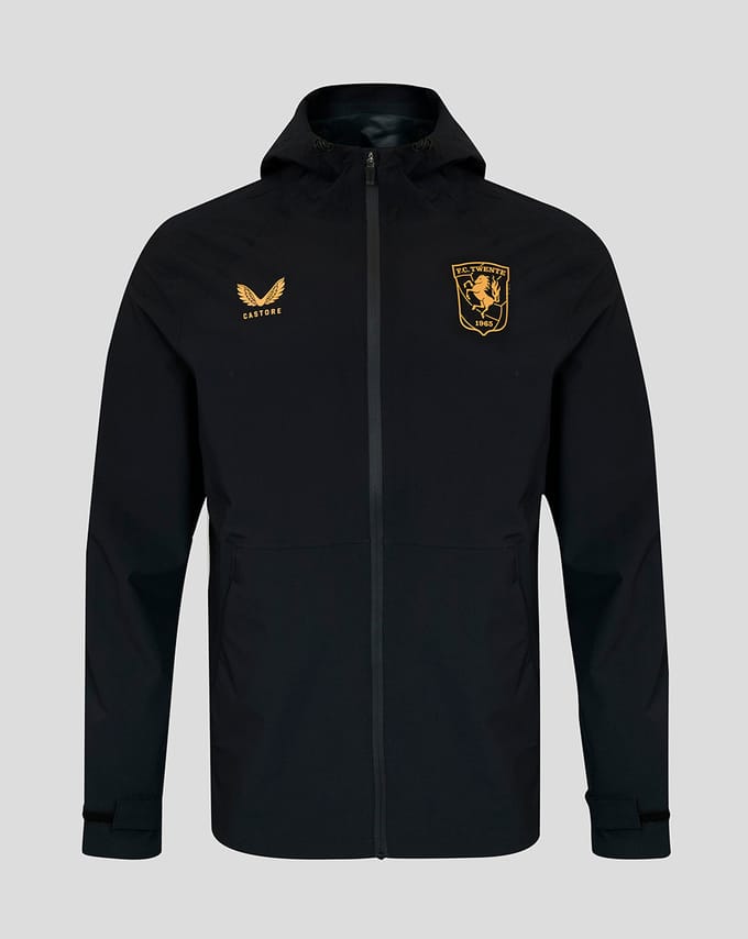 Fc Twente Training Regenjas 26/27 - Unisex - Zwart