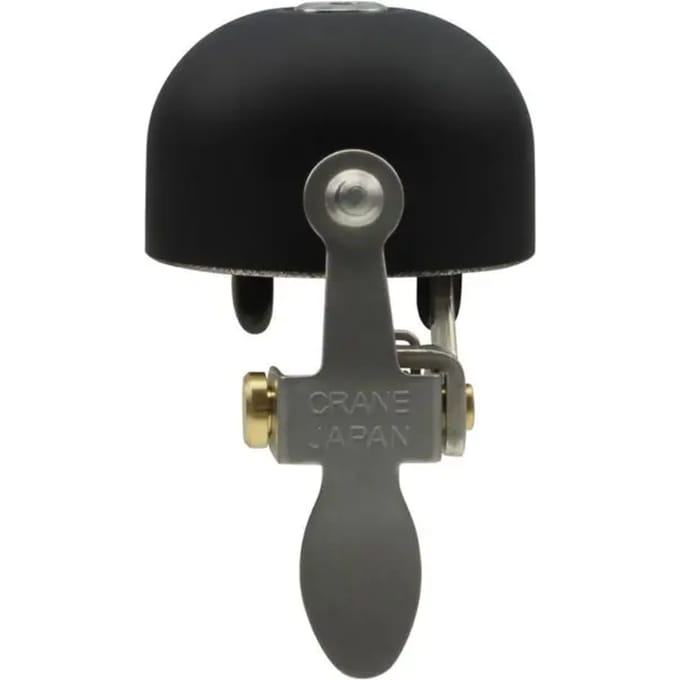 Crane E-NE Bell fietsbel - heldere krachtige toon - Stealth Black