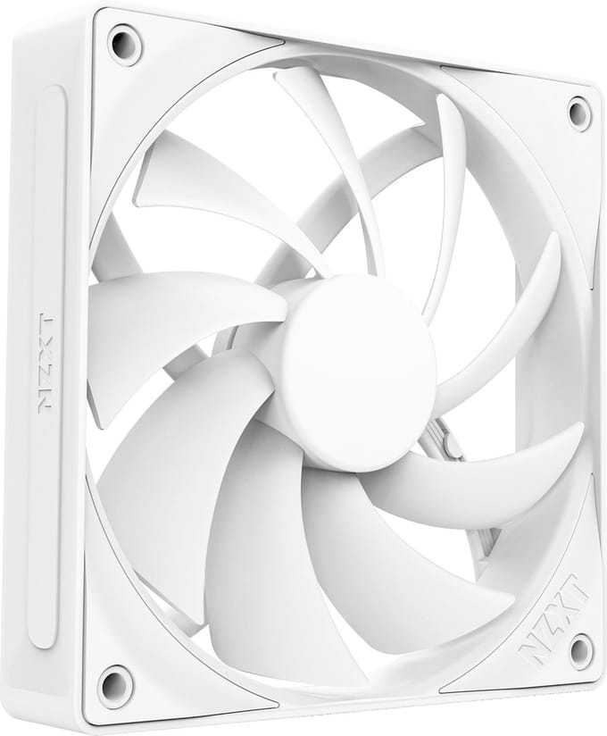 NZXT F120Q V2 Quiet Airflow - Case ventilator - 120mm - Wit - 25 dBA