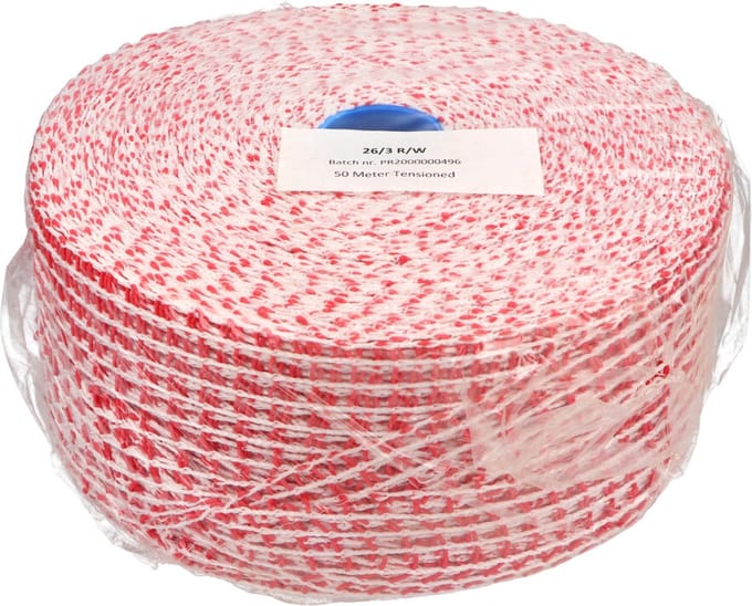 Van Beekum Specerijen - Net 26 Rood/Wit - 1 Stuk