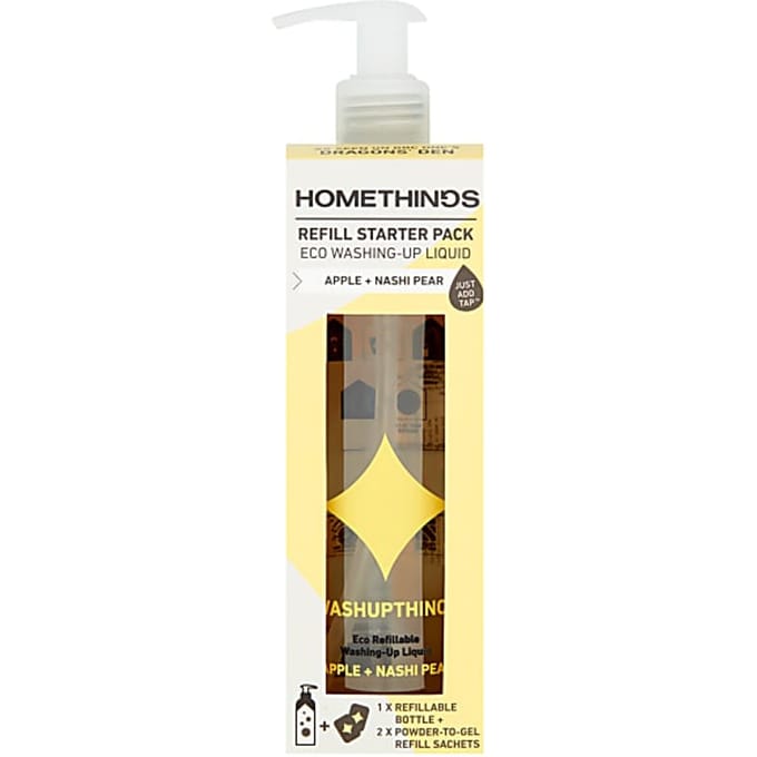 Homethings Eco Afwasmiddel Starterspakket fles + 2 zakjes