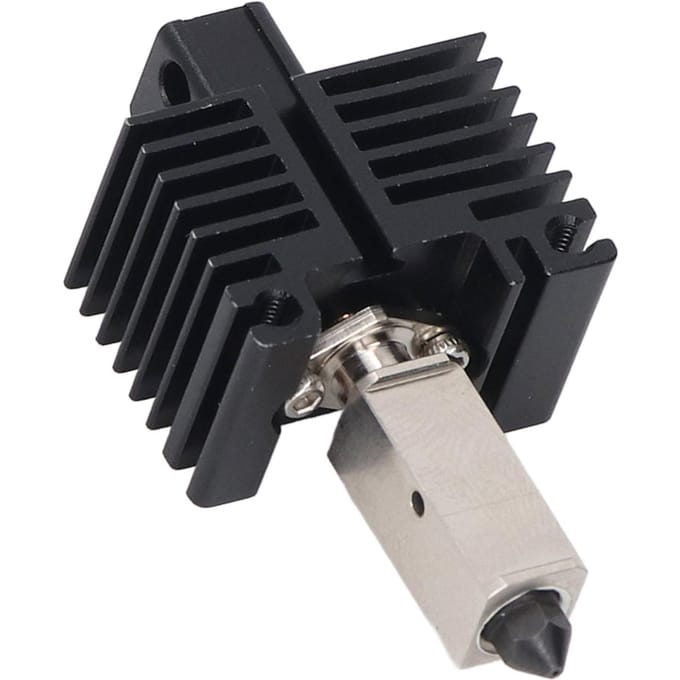 3D Printer Hotend Kit Afneembaar 0.4mm Gehard Stalen Nozzle 3D Printer Hotend Assemblage met Ventilator black