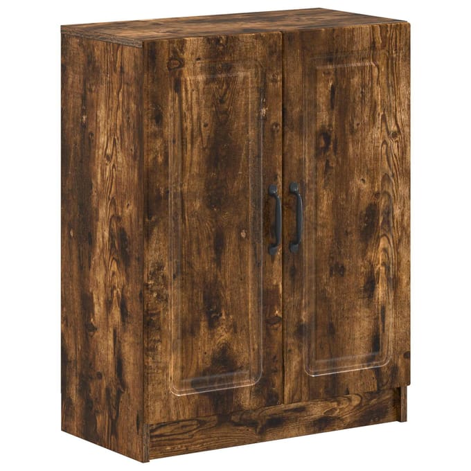 vidaXL - Badkamer - Opbergkast - UTRECHT - Gerookt - eiken - 59,5 - x - 31 - x - 77 - cm