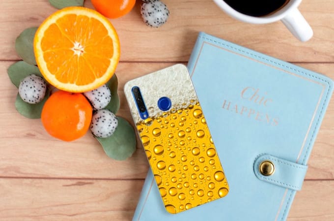 TPU Hoesje voor Honor 20 Lite Siliconen Case Bier