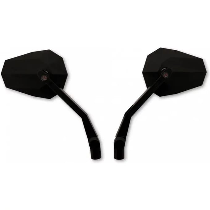 Paar achteruitkijkspiegels met LED-indicator Highsider Stealth -X2